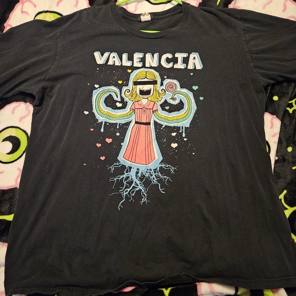 Valencia Band Black Tshirt Size XL - Picture 1 of 4